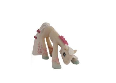 China Harmless PVC Beautiful Soft Flcoked Animals Donkey Toys For Kid Up 3 Years Old for sale