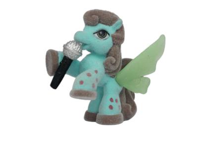 China 5cm Customized Soft My Little Pony Plastic Doll Cartoon Green Wing Style for sale