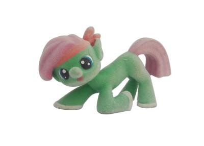 China Vivid Green Beautiful Plastic Pony Toys , Small Original My Little Pony Plastic Toys for sale