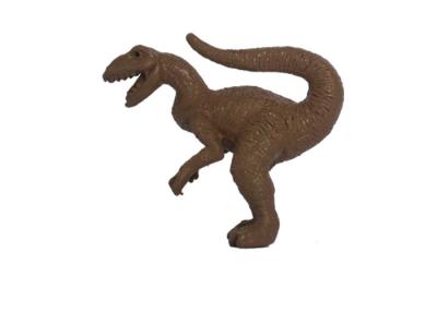 China EN71 aangepast Plastic Dinosaurusspeelgoed, 5.5cm Drak Bruine Weinig Plastic Dinosaurussen Te koop