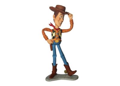 China Funny Male Disney Plastic Figures , 12cm TPE Cowboy Sheriff Woody Action Figure for sale