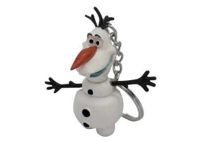 China Custom Cute Disney Plastic Figures Mini Frozen Movie Olaf Toy For Key Chain for sale