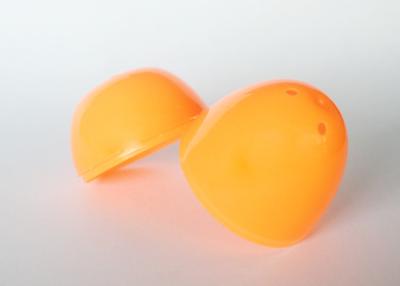 China Yellow Plastic Toy Capsules , Solid Easter Egg Empty Toy Capsules 45cm x 65mm Size for sale