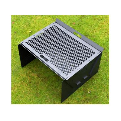 China Custom Outdoor Camping Fire Stocked Pit Backyard Brazier Heater Portable Folding Pit for sale