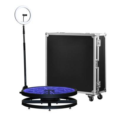 China 68cm 360 degree cameraless wedding led rotary machine with oval ring light iPad photo booth 68CM/80CM/110CM/115cm for sale