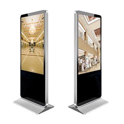 China 65 Inch Indoor Vertical Interactive Digital Signage Display LCD Touch Screen All In One Floor Standing Advertising Kiosk for sale