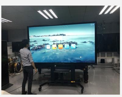 China Classroom Meeting Room Floor Stand 55 Inch Digital Signage Touch Screen Smart Interactive Whiteboard 55inches for sale