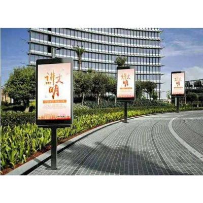 China Shenzhen LED Screen Manufacturer HD Outdoor P5 Street Lighting Pole Outdoor Display Screen for sale