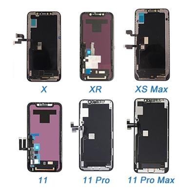 China For iphone 11 pro Max 100% Full Oled Incell Tft LCD Display Original Tested OEM Screen Replacement For Iphone X XR XS max 11 pro MAX Lcd for sale