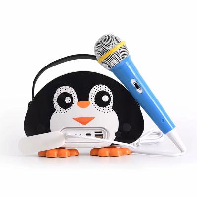 China Kids Dolby Portable Karaoke Mini Digita Speaker With Microphone for sale