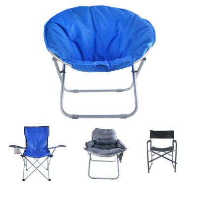 China Wholesale Hot Selling Outdoor Camping Best Light Weight Fishing Beach Custom Portable Fold Up Moon Comfy Chair for sale