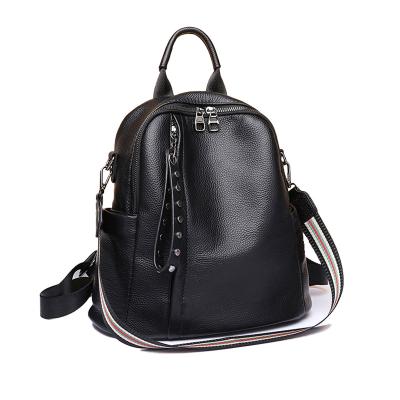 China Large capacity bag leisure trade anti-theft soft retro ladies backpack European and American fashion multi-function practical for sale