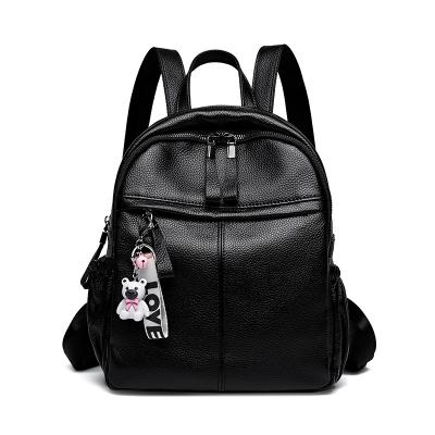 China Anti-theft Korean version of the tide women's travel bag outdoor backpack soft women's backpack anti-theft leather bag for sale