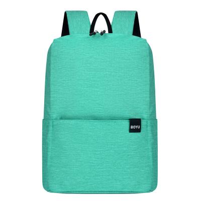 China Factory Wholesale Logo Solid Color Large Capacity Travel Backpack Waterproof Customizable Teenage Sports Casual Bag for sale