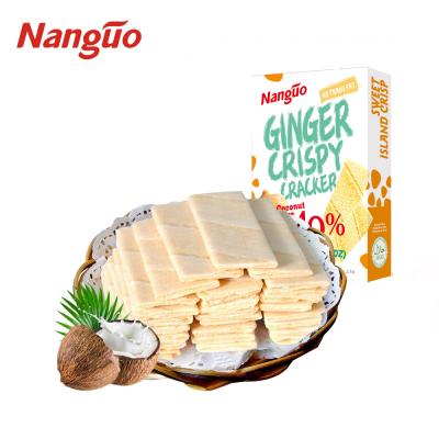 China Fruit Flavor Crispy Low Fat Cookies Healthy Coconut Wafer Cookies for sale