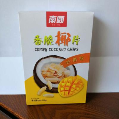 China Low Fat Crispy Coconut Chips 120g Dried Coconut Chips / Desiccated Coconut Chips for sale