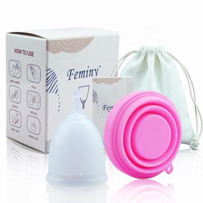 China Custom Clear High Quality Reusable Menstrual Period Cup Purchasing Menstrual Cup for sale