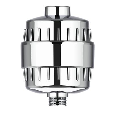 China Hotel Hot Sale 15 20 Stage Residual Chlorine Filter Nozzle Bathroom Water Softener Shower Head Filter for sale