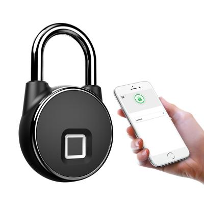 China Luggage Security Padlock LEDEAST P22+ Mini Remote Unlock Anti-Theft Tuya Smart APP Fingerprint Lock For Home Box Etc. door drawer bag for sale