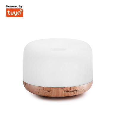 China TUYA WiFi Household Humidifier Essential Oil Atomization Aroma Diffuser Smart Tongue Control for sale