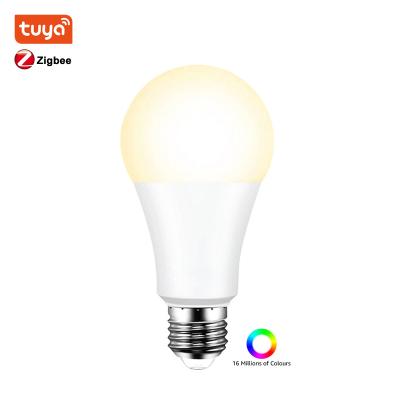 China LEDEAST A60Z-12 Zigbee Light Bulb TUYA Smart Atmosphere Color Remote Control Work With Alexa Google Home for sale