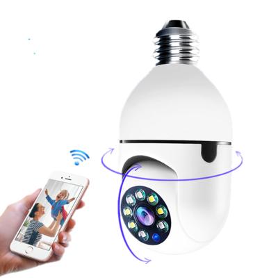 China LEDEAST B14 1080P Human Motion Tracking Motion Detection and Tracking WiFi Two Way Audio Smart Bulb Hidden Camera with Full Color Night Vison for sale