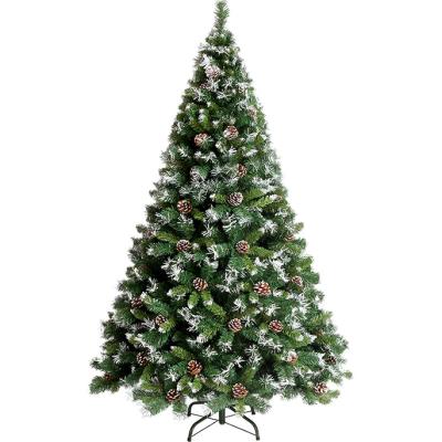 China China Manufacturer Snowy Effect Automatic Umbrella Hinged PVC Artificial Christmas Tree For Christmas Decoration for sale