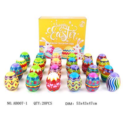 China Loose Fillable Hinged Eggs Easter Eggs Release Effort In Poly Bag Easter Egg Hunt for sale