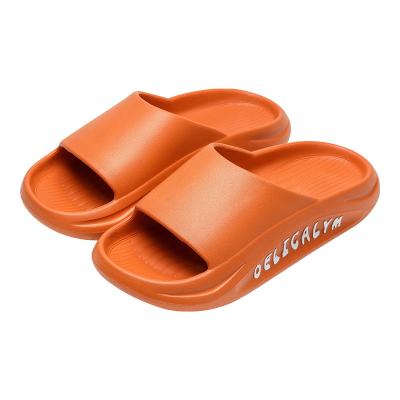 China Eva Summer Bathroom Soft Sole Lightweight Flat Non-slip Beach Slippers Women Shoes Women Slippers for sale