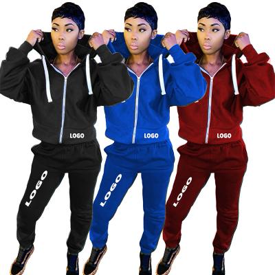 China Vintage C31-2 anti-pilling hoodie tracksuits tracksuit women gym 2 piece tracksuit set sweatsuit women jogging fall 2021 for sale