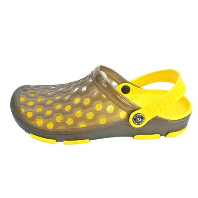 China Fashion Trend Jelly Shoes Garden Shoes Summer High Quality Hole Clogs Sandals Beach Clogs Lovers Soft Soled Men for sale