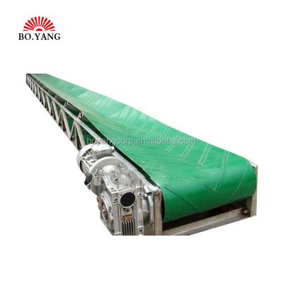 China Heat Resistant PVC PU Belt Conveyor Food Seafood Transmission Packing Belt Conveyor for sale