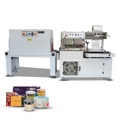 China Easy To Use Automatic High Speed ​​Flow Bottle Shrink Film Machine Heat Shrink Cosmetic Packaging Machine for sale