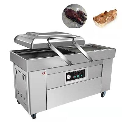 China DZ-600 Food Double Chamber Vacuum Packing Machine Food Grade Vacuum Bags Vacuum Packing Machine for sale