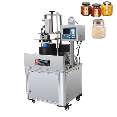 China High Efficiency Easy Operation Vacuum Capping Packing Machine For Pot Chili Paste for sale