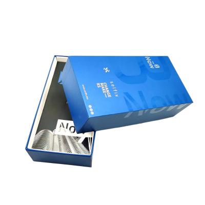 China Handmade Mobile Phone Packaging Custom Retail Box Lid And Base Electronic Product Paper Case for sale