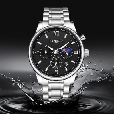 China High Quality Multifunctional Watches Montre Homme Date SKYSEED Quartz Men Wrist Watch Big Dial Automatic Chronograph for sale