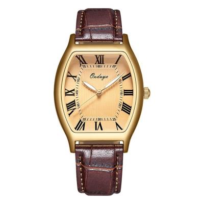 China SKYSSED Quartz Analog Watches Square Case Hand Leather Women Roman Numerals Watch Relogio for sale