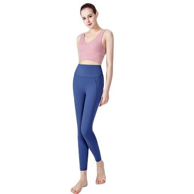 China Customour Breathable Four-Way Stretch Set Yoga Lemon Lulu Impact Length Leggings Sports Bra Mid Yoga Pants for sale