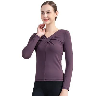 China 2021 New Elegance Hot Sale Fashion Breathable Long Sleeves And Tights Yoga Sets In 2 Piece Set Women Yoga Wear Women for sale