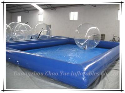 China Customized Cool Inflatable Water Pools 10 x 8 meter for water toys, zorb ball use for sale