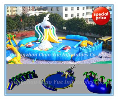 China Inflatable Water Park Equipment for Sale Shark Water Park (CY-M2143) for sale