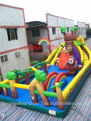 China New Inflatable Bouncy Fun City and Inflatable Bouncy Jumping Castle for Amusement Park for sale