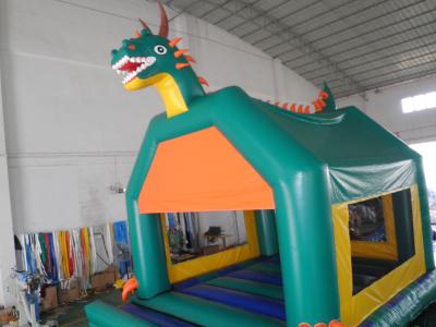 China Outdoor Water Proof Inflatable Fun City Jumper / Backyard Bounce Fun City With Slide for sale