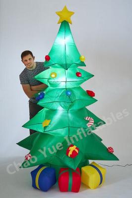 China 2015 Hot LED Inflatable Christmas Tree Decorations for Christmas Holiday for sale