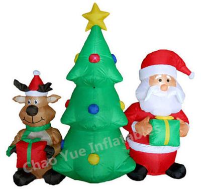 China 2015 Hot Sale LED Inflatable Christmas Tree Decorations for Christmas Holiday for sale