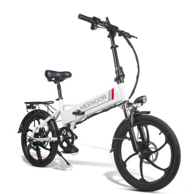 China Aluminum Hot Selling  EU Warehouse Electric Bicycle 48V 370W High Speed Brushless Motor  20 inch Electric Bike E Bike Folding for sale