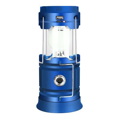 China Portable Warm Light 6 LED Night Light 6 LED Garden Sale Camping Solar Lantern For Hiking for sale