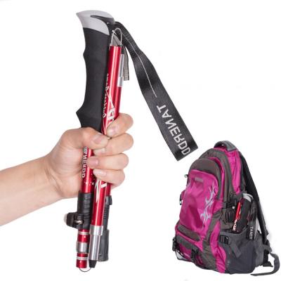 China Foldable Trekking Poles 2021 New Idea Outdoor Sport Pole Trekking Poles Aluminum for sale