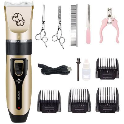 China Amazon Pet Hair Cutter Hair Cat and Dog Pet Supplies Viable Electric Rechargeable Shaver for sale